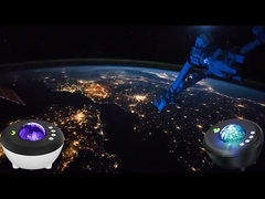 LED Starry Galaxy Projector with Bluetooth Music Playback for 3-5m Projection Distance