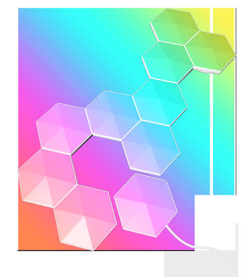 قیمت خوب لامپ دیواری 5 ولت 10 وات RGB پانل های روشنایی هوشمند با بلوتوث آنلاین